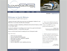Tablet Screenshot of lovittmotors.com